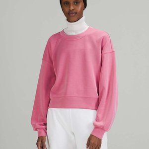 Lululemon PERFECTLY OVERSIZED CROPPED CREW SOFTSTREME